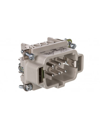 Wkład złącza 6P+PE męski 16A 500V...