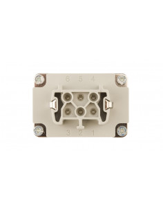 Wkład złącza 6P+PE żeński...