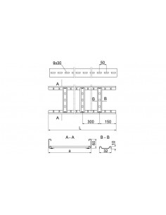 Drabinka kablowa DKD200H60/3N 2