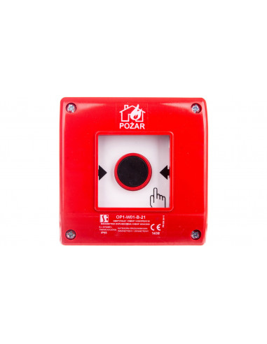 Przycisk ppoż. natynkowy 2Z 1R...