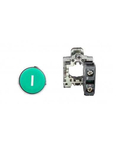 Przycisk sterowniczy 22mm zielony z...