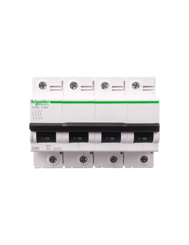 Wyłącznik nadprądowy 4P C 80A 6kA AC...