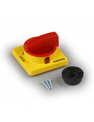 Napęd drzwiowy czerwono-żółty z...