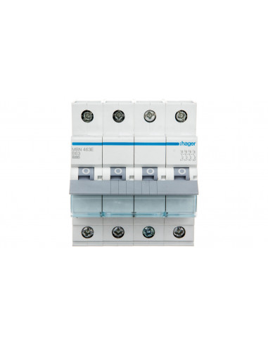 Wyłącznik nadprądowy 4P B 63A 6kA AC...