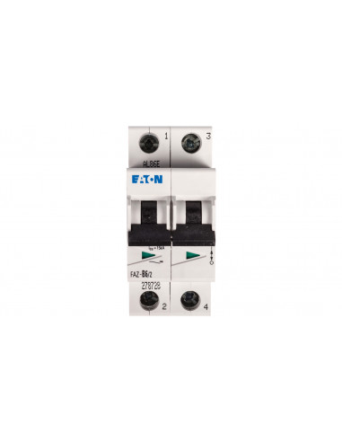 Wyłącznik nadprądowy 2P B 6A 15kA AC...