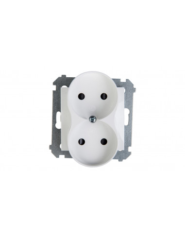 Simon 54 Gniazdo podwójne b/u 16A...