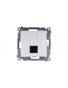 Simon 54 Gniazdo HDMI białe...