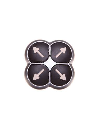 Napęd przycisku 4-ro pozycyjny czarny...