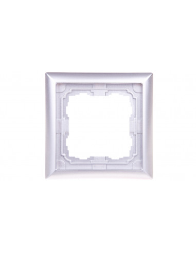 KOS66 Ramka pojedyncza aluminium 664081