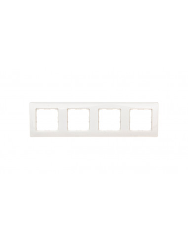 VENA Ramka poczwórna biała 510484