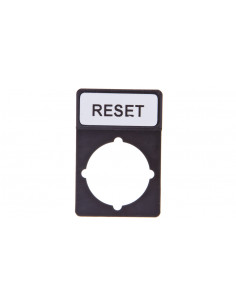 Tabliczka opisowa czarna...