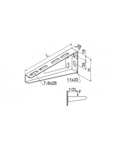 Wysięgnik WWS600 710560 2