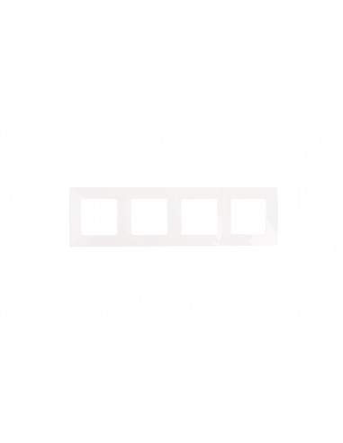 NILOE Ramka poczwórna biała 665004