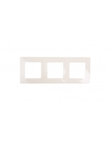 NILOE Ramka potrójna kremowa 665013