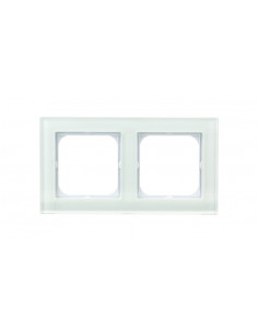 SONATA Ramka podwójna białe...
