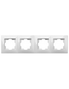CARLA Ramka poczwórna biała...