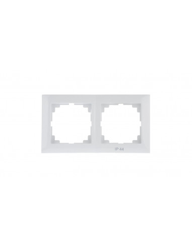 Sentia Ramka podwójna biała IP44 1472-40