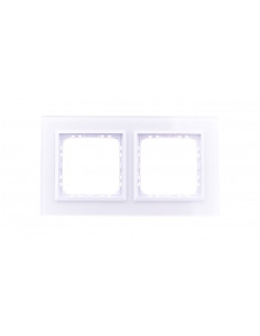 SONATA Ramka podwójna białe...