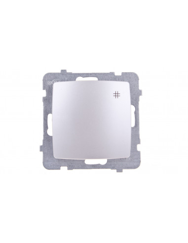 KARO Łącznik krzyżowy srebrny perłowy...