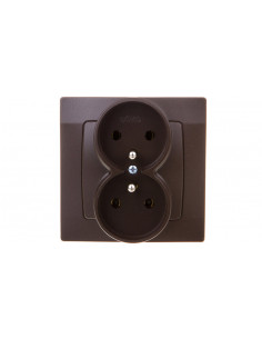 KARO Gniazdo podwójne z/u...