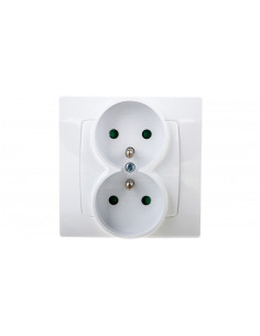 KARO Gniazdo podwójne z/u z...