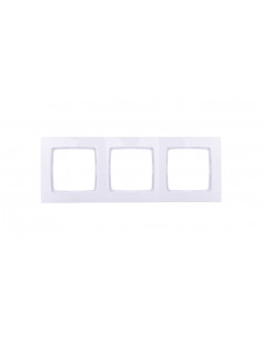 KARO Ramka potrójna biała...