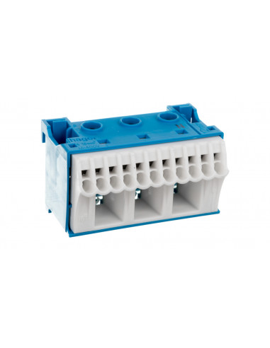 Blok samozacisków 63A QC niebieski 14...