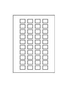 Arkusz 40 etykiet pustych...