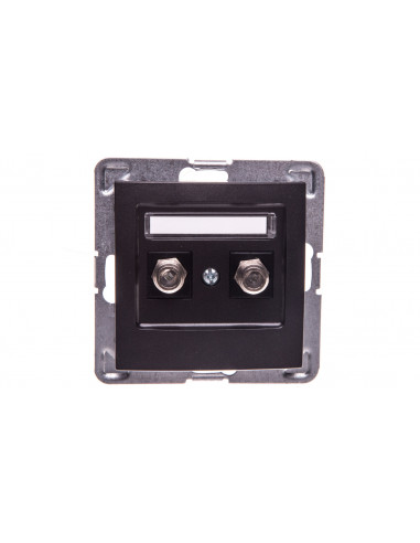 IMPRESJA Gniazdo antenowe podwójne...