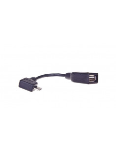 Kabel micro USB (M) kątowy...