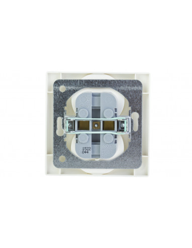 KARO Gniazdo podwójne z/u ecru...