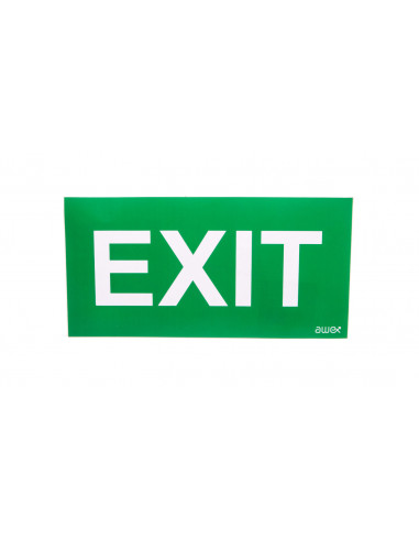 Piktogram PS28 125x250 EXIT logo awex...