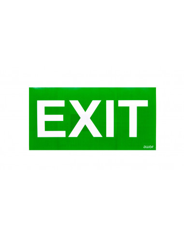 Piktogram PD28 150x300 EXIT logo awex...