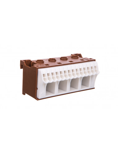 Blok samozacisków QC 63A brązowy 18...