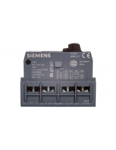 Styk pomocniczy 1Z 1R montaż od góry...