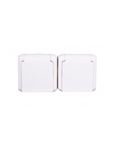 FORIX Gniazdo podwójne z/u 16A IP44 z...