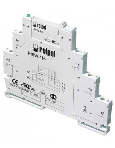Przekaźnik interfejsowy 1P 6A 12V DC...