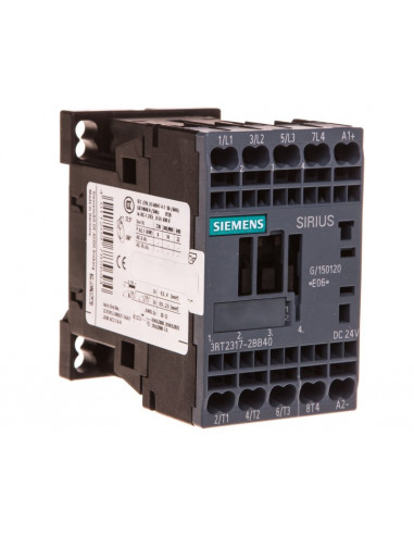 Stycznik mocy 12A 4P 24V DC 0Z 0R S00...