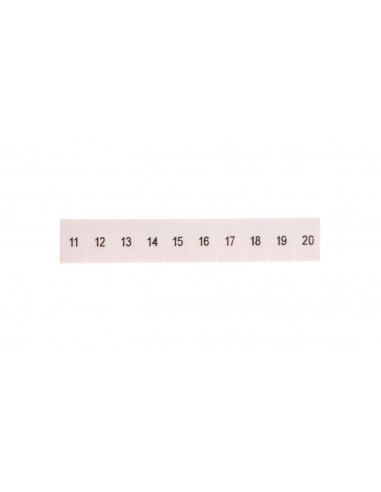 Oznacznik do złącz szynowych,...