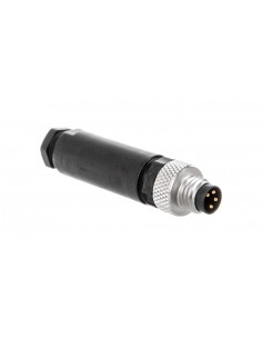 Złącze wtykowe proste 4P M8...