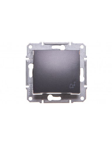 SEDNA Przycisk dzwonek IP44 grafitowy...