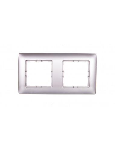 VENA Ramka podwójna aluminium 514082