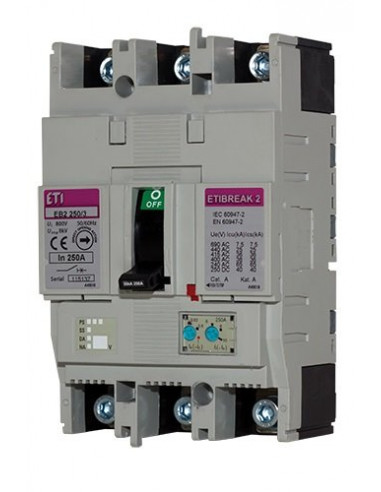 Wyłącznik kompaktowy 3P 250A 25kA...