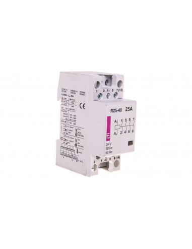 Stycznik modułowy 25A 24V AC 4Z 0R R...