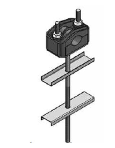Uchwyt na słup ŻN z odsadzeneiem...