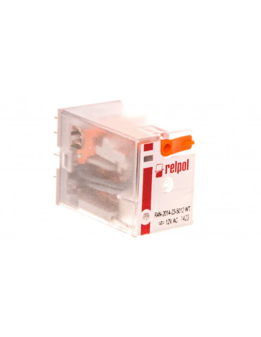 Przekaźnik przemysłowy 4P 12V AC AgNi...