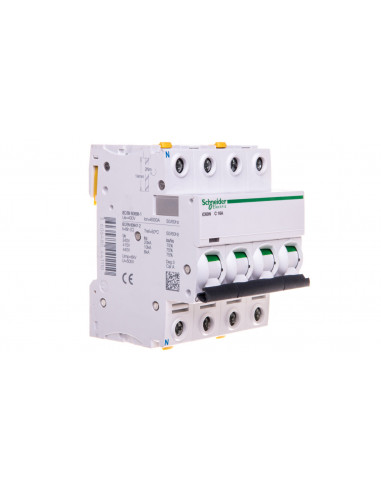 Wyłącznik nadprądowy 3P+N C 16A 6kA...