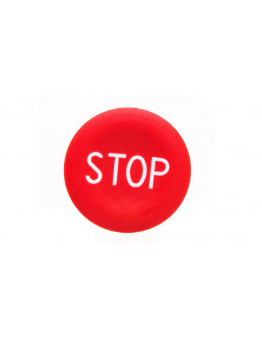 Wkładka przycisku 22mm płaska...