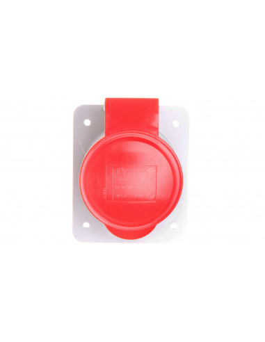 Gniazdo stałe 4P 32A 400V czerwone...