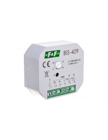 Przekaźnik bistabilny 2Z 8A 230V AC...